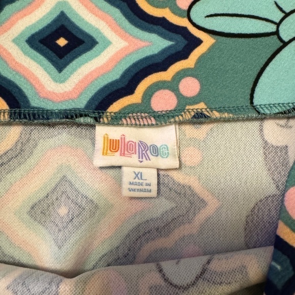 DISNEY LuLaRoe Cassie pencil skirt - like new! Minnie Mouse Size XL - Picture 2 of 4